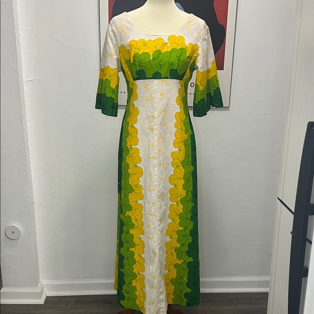 1960’s Ui-Maikai Hawaiian Maxi Dress - Picture 11 of 13